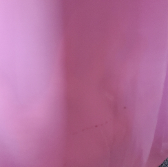 Vintage 80s Pink Semi Sheer Button Front Short Sleeve Bluson Day Dress - Picture 9 of 9